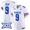 Jason Bean Jersey #9 Kansas Jayhawks 2024 Vapor College Football Vapor Limited White