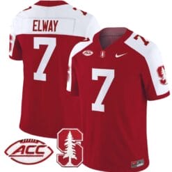 John Elway Jersey #7 Stanford Cardinal Vapor Limited College Football Stitched Crimson Alternate