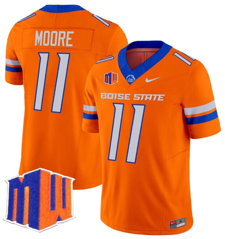 Kellen Moore Jersey #11 Boise State Broncos Vapor Limited College Football Stitched Orange