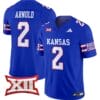 Lawrence Arnold Jersey #2 Kansas Jayhawks 2024 Vapor College Football Vapor Limited Royal