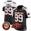 Leslie Oneal Jersey #99 Oklahoma State Cowboys Leslie O'neal Patch Vapor Limited College Football Stitched Black Alternate