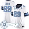 Marcus Allen Jersey #29 North Carolina Tar Heels Vapor College Football Stitched Alternate White