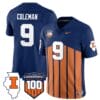 Seth Coleman Jersey #9 Illinois Fighting Vapor Limited College Football Stitched Throwback