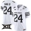 Abu Sama III Jersey #24 Iowa State Cyclones Vapor Limited College Football Stitched White Limited