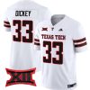 Cameron Dickey Jersey #33 Texas Tech Red Raiders Vapor Limited Football White