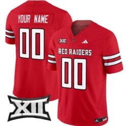 Custom Texas Tech Red Raiders Jersey Name and Number Vapor Limited Football Red