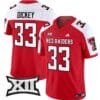 Cameron Dickey Jersey #33 Texas Tech Red Raiders Vapor Limited Football Red Alternate