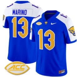 Dan Marino Jersey #13 Pittsburgh Panthers Vapor Limited College Football Stitched Royal Alternate