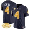 Daniel Carter Jersey #4 Pittsburgh Panthers Vapor Limited College Football Stitched Navy