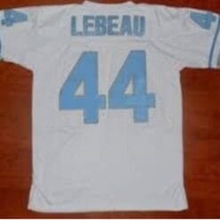 Dick LeBeau Jersey Detroit Lions Custom Throwback Football White