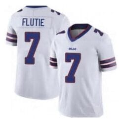 Doug Flutie Jersey Buffalo Bills Custom Throwback Football White