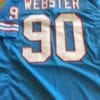 George Webster Jersey Houston Oilers Custom Throwback Football Blue