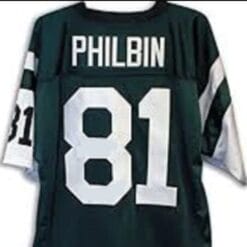 Gerry Philbin Jersey New York Jets Custom Throwback Football