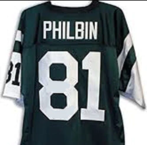 Gerry Philbin Jersey New York Jets Custom Throwback Football