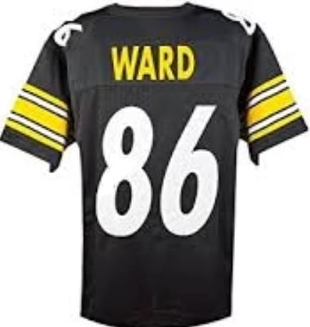 Hines Ward Jersey Pittsburgh Steelers Custom Throwback Football Black