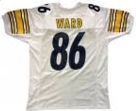 Hines Ward Jersey Pittsburgh Steelers Custom Throwback Football White