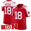 Isaiah Neyor Jersey #18 Nebraska Cornhuskers Vapor Limited Football Scarlet Alternate