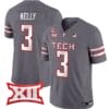 Josh Kelly Jersey #3 Texas Tech Red Raiders Vapor Limited Football Grey