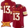 Jaylin Noel Jersey #13 Iowa State Cyclones Vapor Limited College Football Stitched Cardinal
