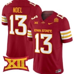 Jaylin Noel Jersey #13 Iowa State Cyclones Vapor Limited College Football Stitched Cardinal