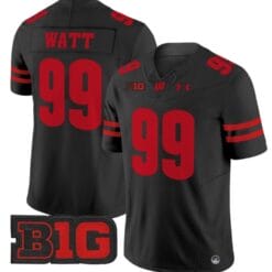 JJ Watt Jersey #99 Wisconsin Badgers Vapor Football Stitched Black