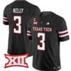 Josh Kelly Jersey #3 Texas Tech Red Raiders Vapor Limited Football Black