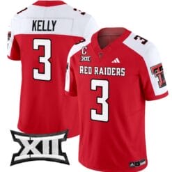 Josh Kelly Jersey #3 Texas Tech Red Raiders Vapor Limited Football Red Alternate