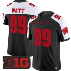 JJ Watt Jersey #99 Wisconsin Badgers Vapor Football Stitched Black Alternate