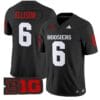Justice Ellison Jersey #6 Indiana Hoosiers Vapor Limited Football Black