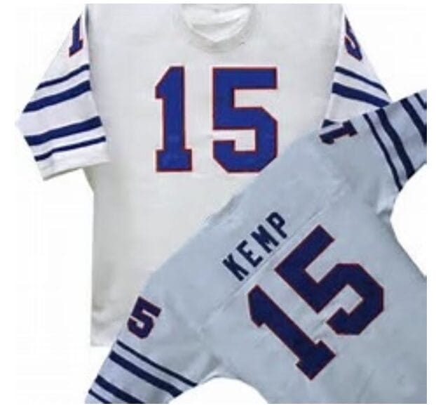 Jack Kemp Jersey Buffalo Bills Custom Throwback Football White