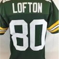 James Lofton Jersey Green Bay Packers Custom Throwback Football Green