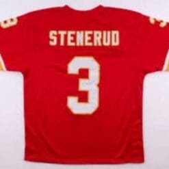Jan Stenerud Jersey Kansas City Chiefs Custom Throwback Football Red
