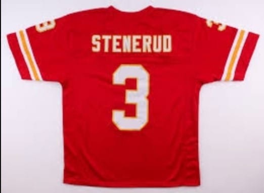 Jan Stenerud Jersey Kansas City Chiefs Custom Throwback Football Red