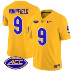 Konata Mumpfield Jersey #9 Pittsburgh Panthers Vapor Limited College Football Stitched Gold