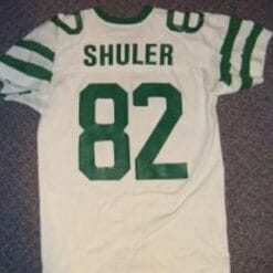 Mickey Shuler Jersey New York Jets Mid 80s Custom Throwback Football White