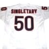Mike Singletary Jersey Chicago Bears Custom Throwback Football White
