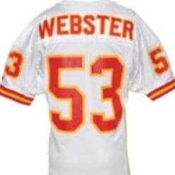 Mike Webster Jersey Kansas City Chiefs Custom Throwback Football White