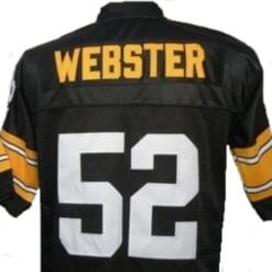 Mike Webster Jersey Pittsburgh Steelers Custom Throwback Football Black