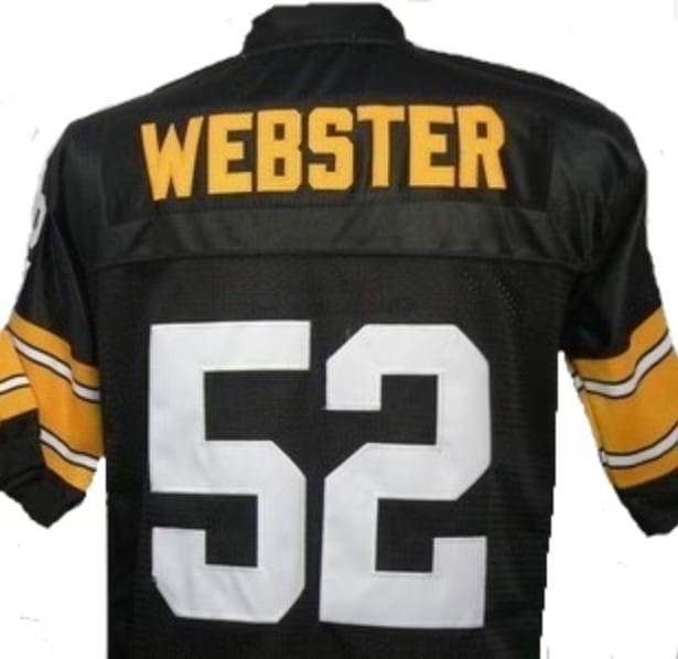 Mike Webster Jersey Pittsburgh Steelers Custom Throwback Football Black