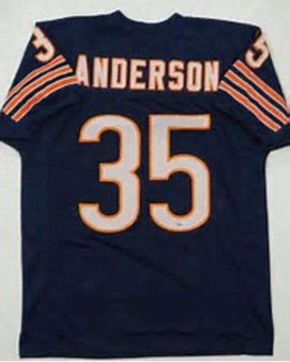 Neal Anderson Jersey Chicago Bears Custom Throwback Football