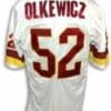 Neal Olkewicz Jersey Washington Redskins Custom Throwback Football White