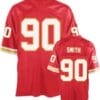 Neil Smith Jersey Kansas City Cheifs Custom Throwback Football Red
