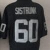 Otis Sistrunk Jersey Oakland Raiders Custom Throwback Football Black