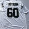 Otis Sistrunk Jersey Oakland Raiders Custom Throwback Football White