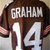 Otto Graham Jersey Cleveland Browns Custom Throwback Football Brown