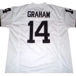 Otto Graham Jersey Cleveland Browns Custom Throwback Football White