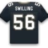 Pat Swilling Jersey New Orleans Saints Custom Throwback Football