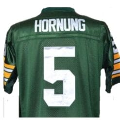 Paul Hornung Jersey Green Bay Packers Custom Throwback Football Green