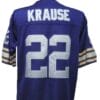 Paul Krause Jersey Minnesota Vikings Custom Throwback Football Purple