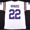 Paul Krause Jersey Minnesota Vikings Custom Throwback Football White